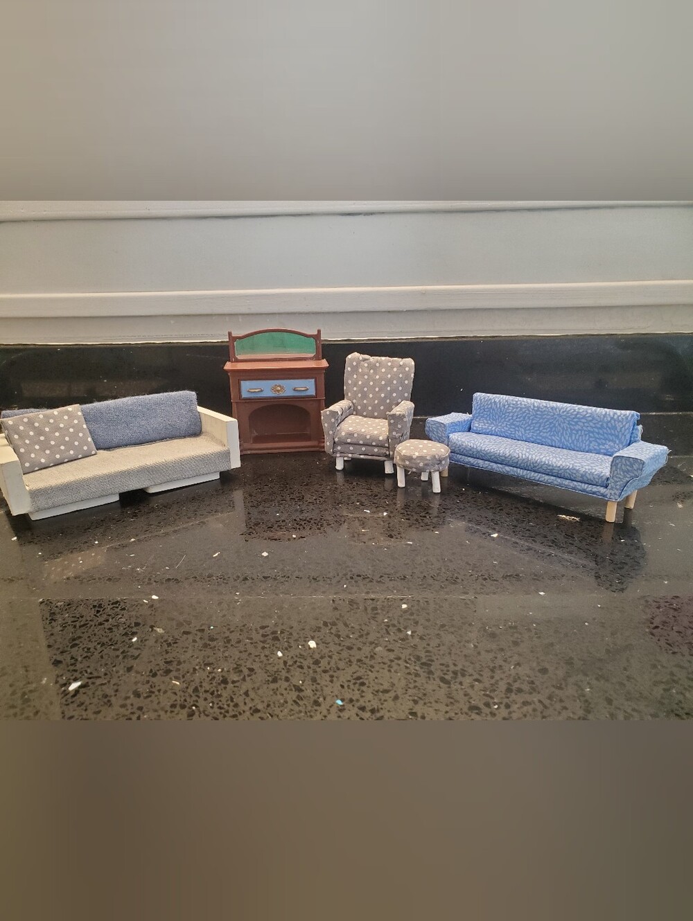 Miniature Dollhouse Living Room 1:12 Chair Sofa Couch Assorted Furniture Modern